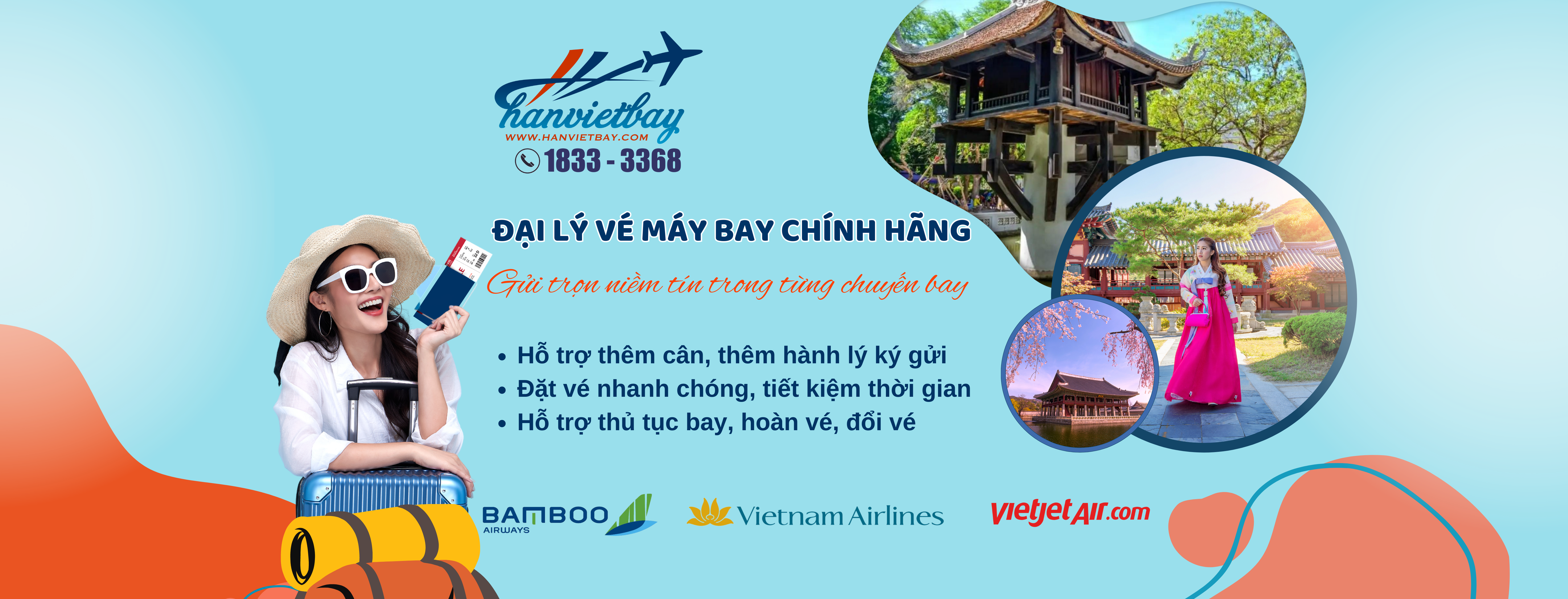 Đại lý vé máy bay chính hãng 